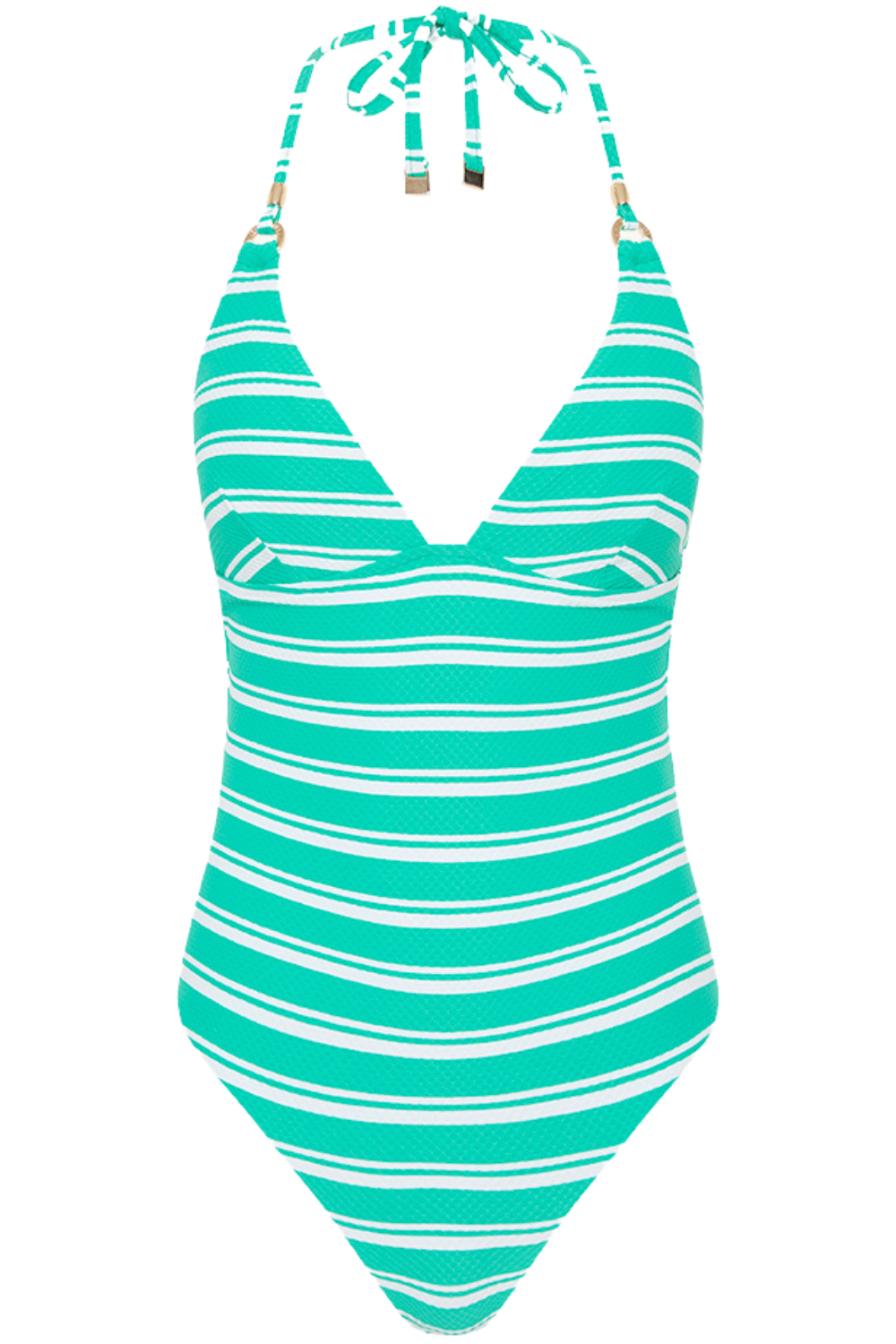 Sea Level Biarritz Longline Halterneck Swimsuit Evergreen