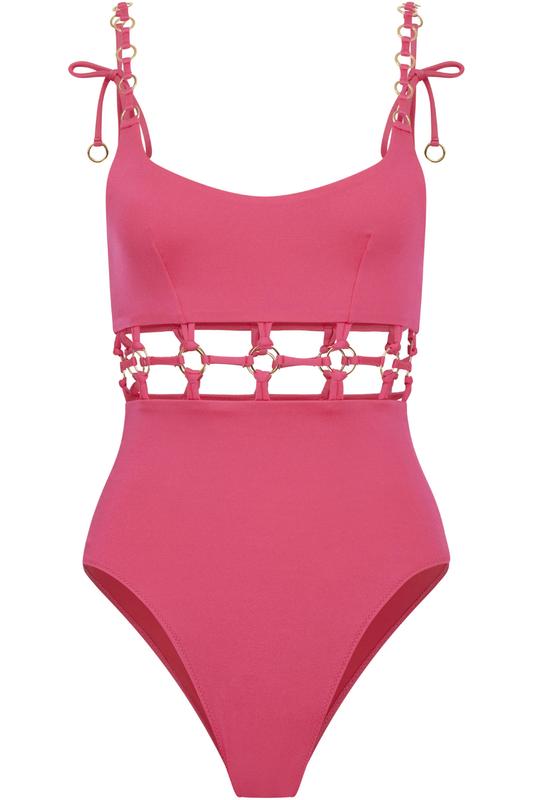 Agent Provocateur Ashia Swimsuit Pink