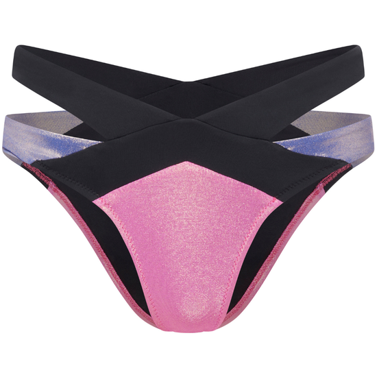 Agent Provocateur Mazzy Bikini Bottom Pink/Cobalt