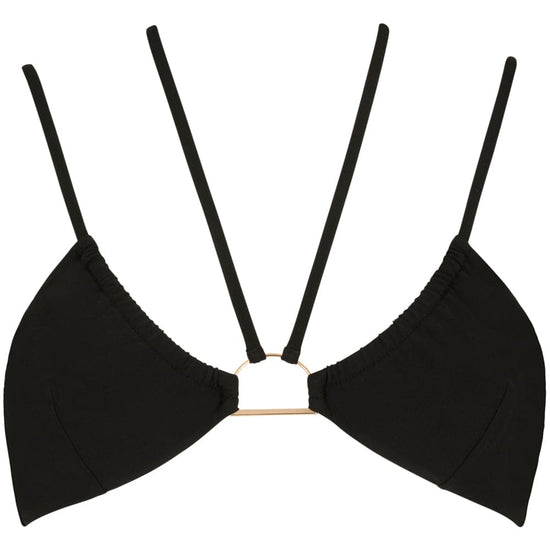 Atelier Amour L'eau à la Bouche Bikini Top Black