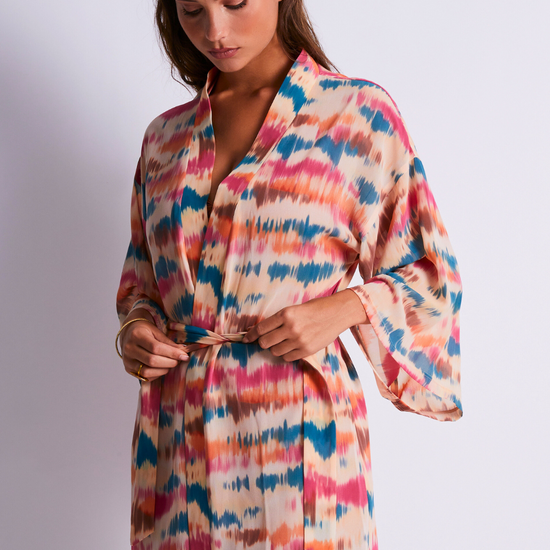 Aubade Evening Sand Beach Kimono Seashell