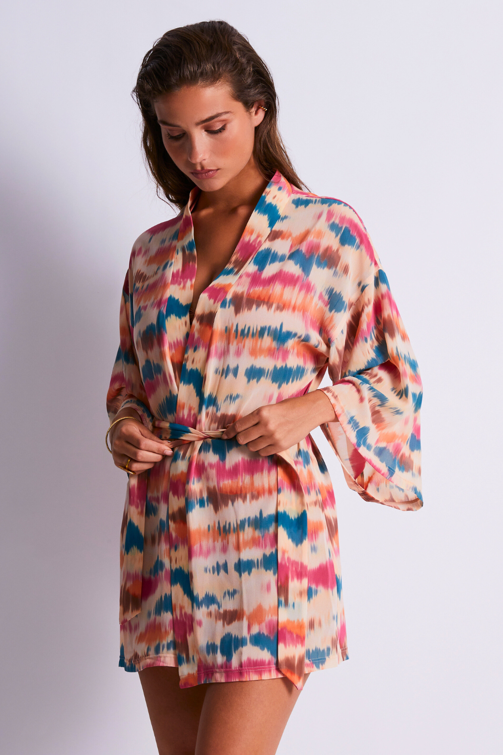 Aubade Evening Sand Beach Kimono Seashell