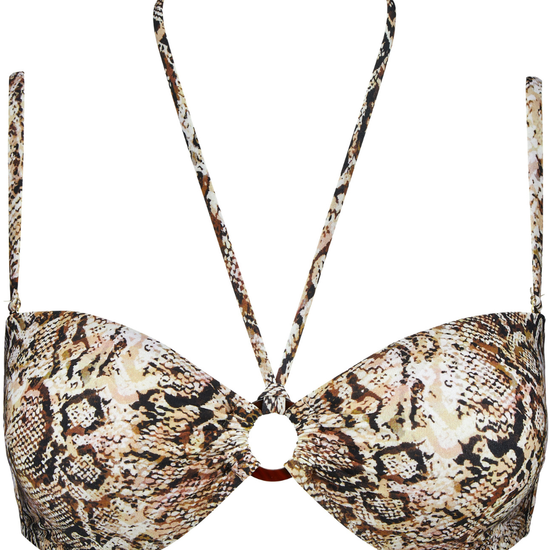 Aubade Fierce Spirit Bandeau Bikini Top Serpent