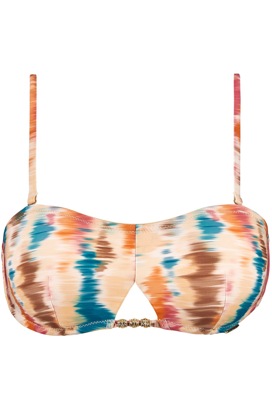 Aubade Mystic Soul Moulded Bandeau Bikini Top Seashell