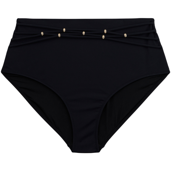 Aubade Secret Laguna High Waist Bikini Bottom Black