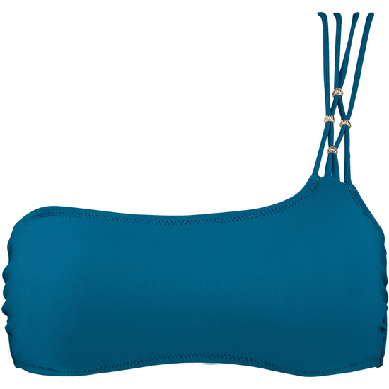 Aubade Secret Laguna One Shoulder Bikini Top Teal