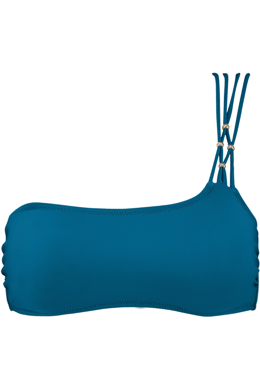 Aubade Secret Laguna One Shoulder Bikini Top Teal