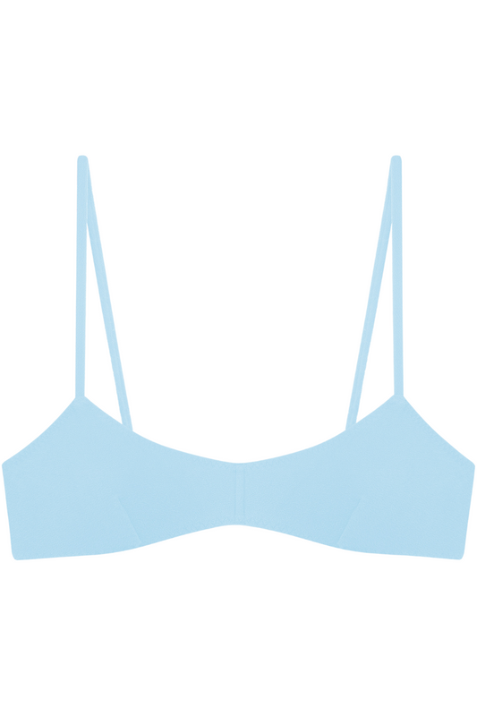 Dora Larsen Phoebe Wireless Bikini Top Blue