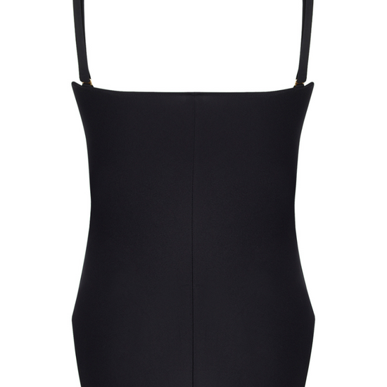 Black Strapless Swimsuit Lise Charmel Horizon Boreal