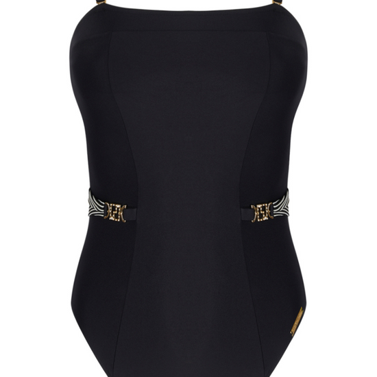 Black Strapless Swimsuit Lise Charmel Horizon Boreal