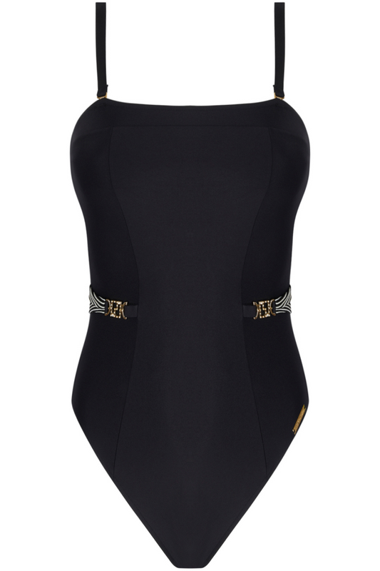 Black Strapless Swimsuit Lise Charmel Horizon Boreal