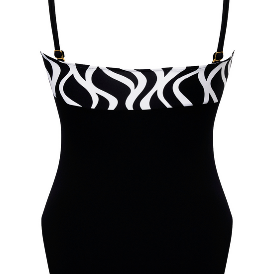 Lise Charmel Ondes Marines Bandeau Swimsuit Ondes Bicolores
