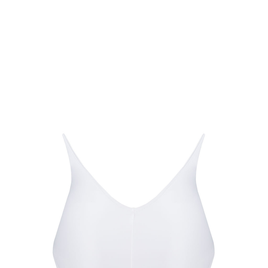 Lise Charmel Perles Nacrées Halterneck Swimsuit White