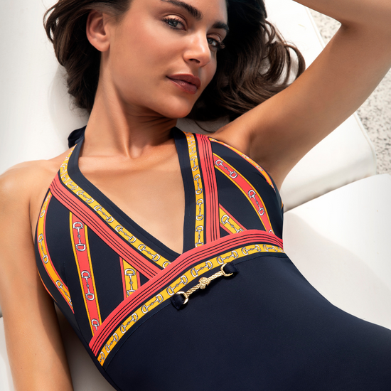 Lise Charmel Splendeur Regate Halter Swimsuit Regate Sporty