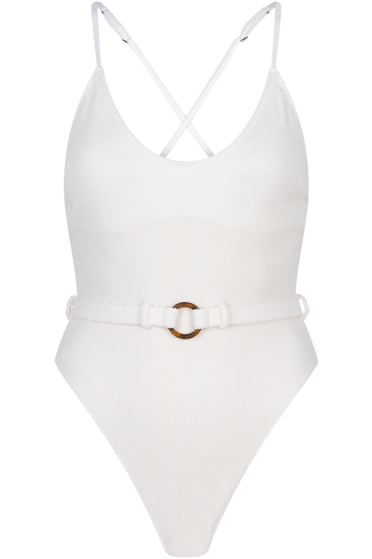 Love Stories Madison Swimsuit Off White