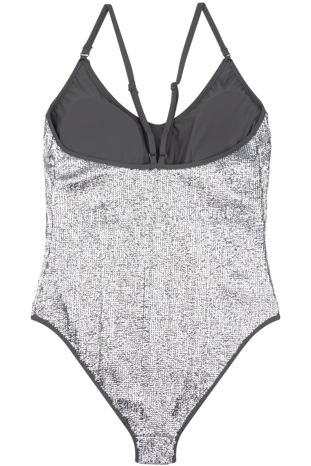 Love Stories Philou Sequin Swimsuit Silver