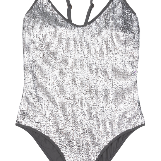 Love Stories Philou Sequin Swimsuit Silver