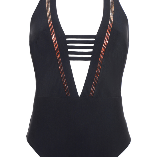 Prelude Golden Sands Swimsuit Black