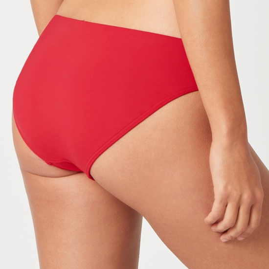 Sea Level Eco Essentials Bikini Bottom Red