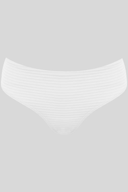 Sea Level Spinnaker Mid Bikini Bottom White